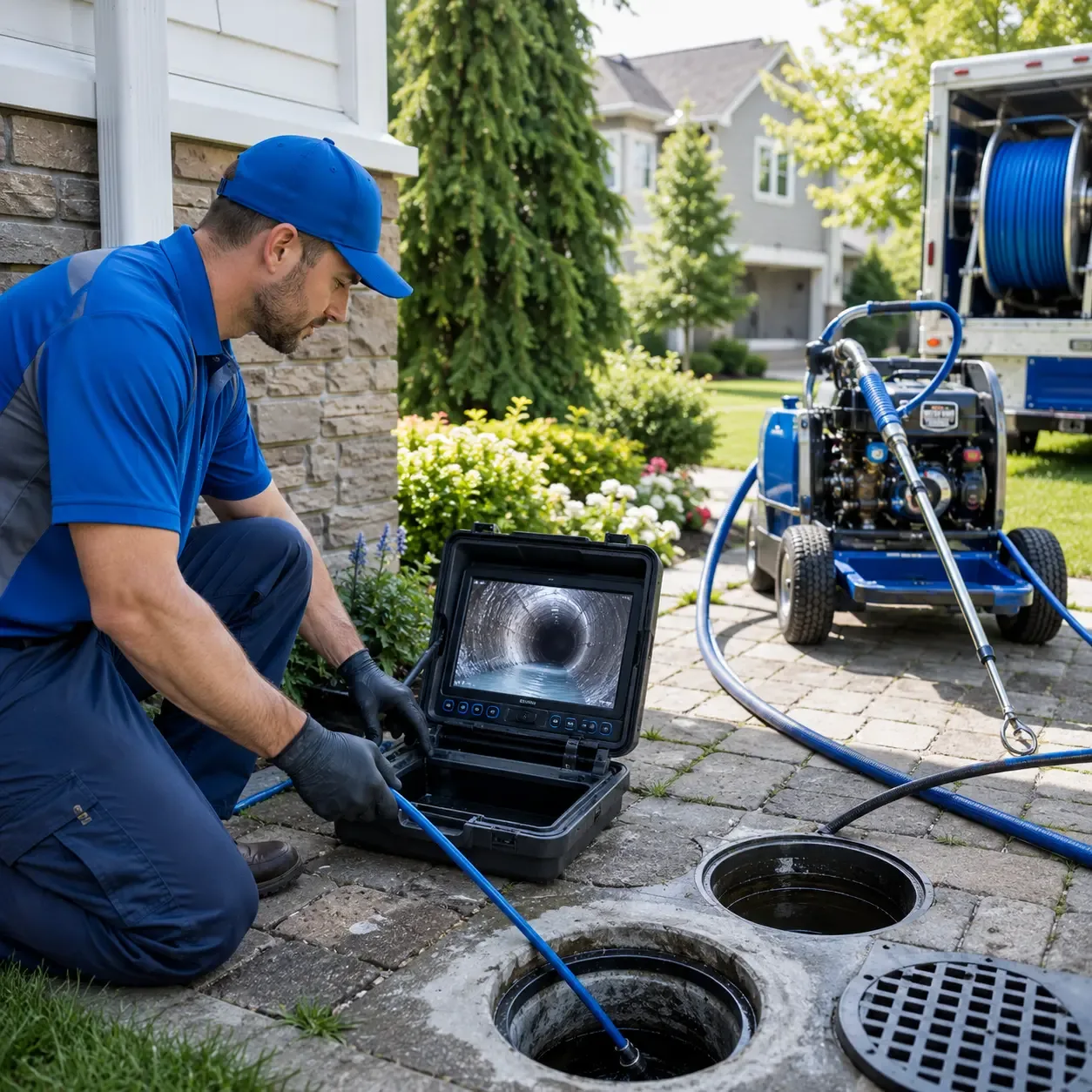 Outdoor drain cleaning professionals serving Meansville, GA