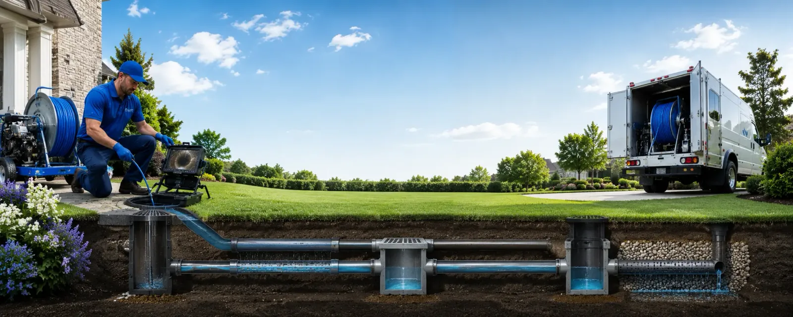 Outdoor drain cleaning information for Meansville, GA